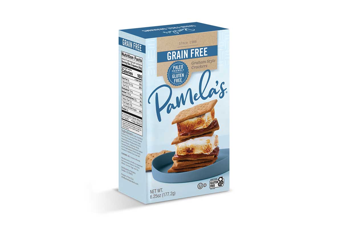 Honey Pamela's Products Gluten Free Graham Crackers Pack of 6 
