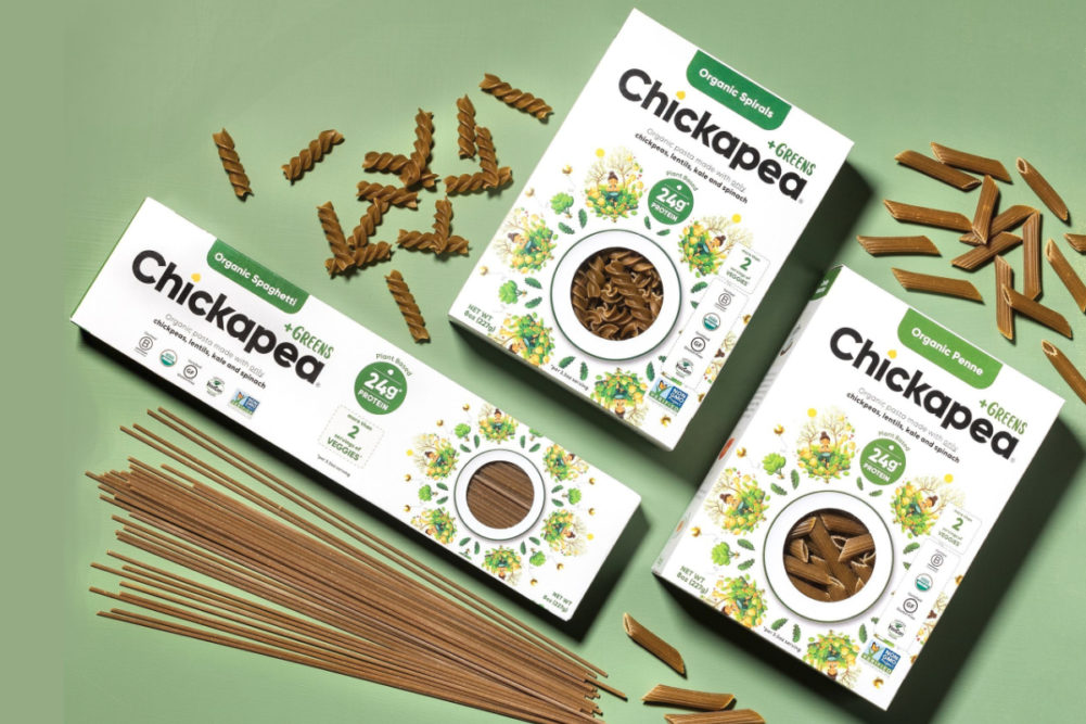 Chickapea +Greens plant-based pasta