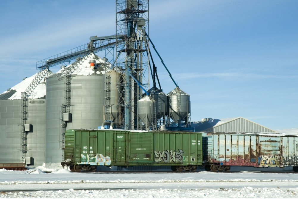 Grain transport in the winter