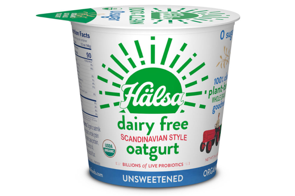Halsa zero-sugar oat milk yogurt