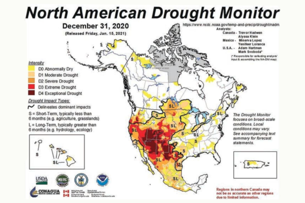 Drought And Dryness Map For Pacific Northwest In 2022 - Europe Map 2022