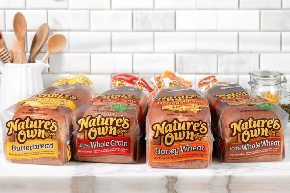 Nature's Own bread lineup