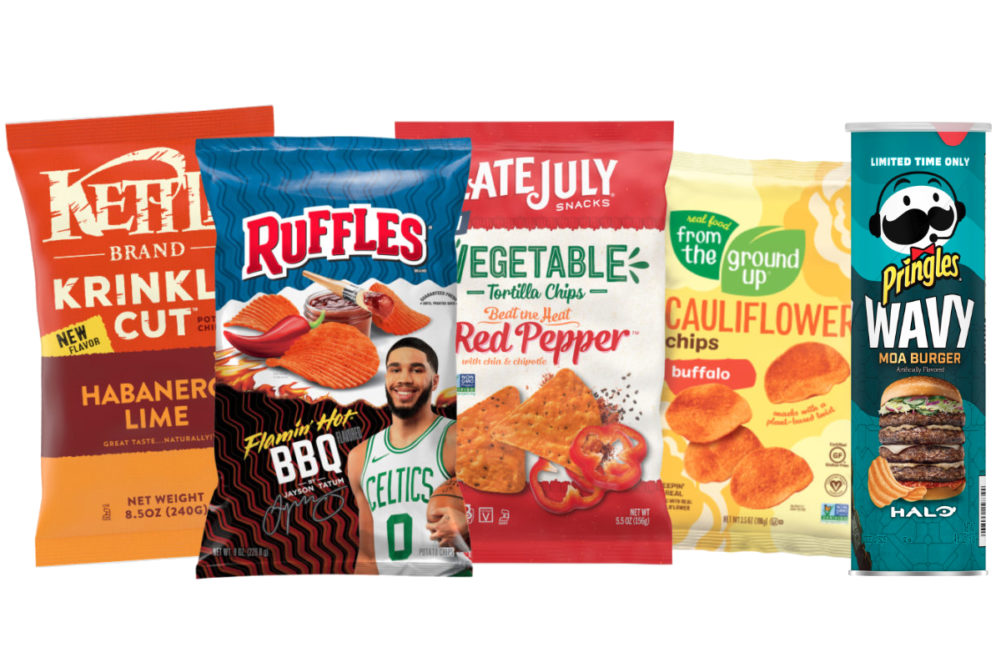 Spicy chips from PepsiCo, Campbell Soup, Kellogg and Real Food From the Ground Up