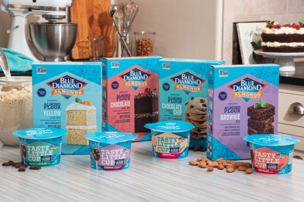 Blue Diamond Growers baking mixes and Tasty Little Cups