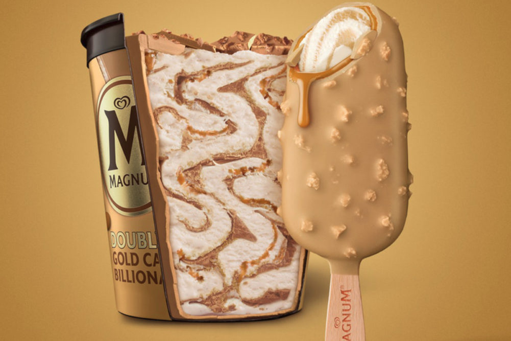 Magnum Double Gold Caramel Billionaire ice cream