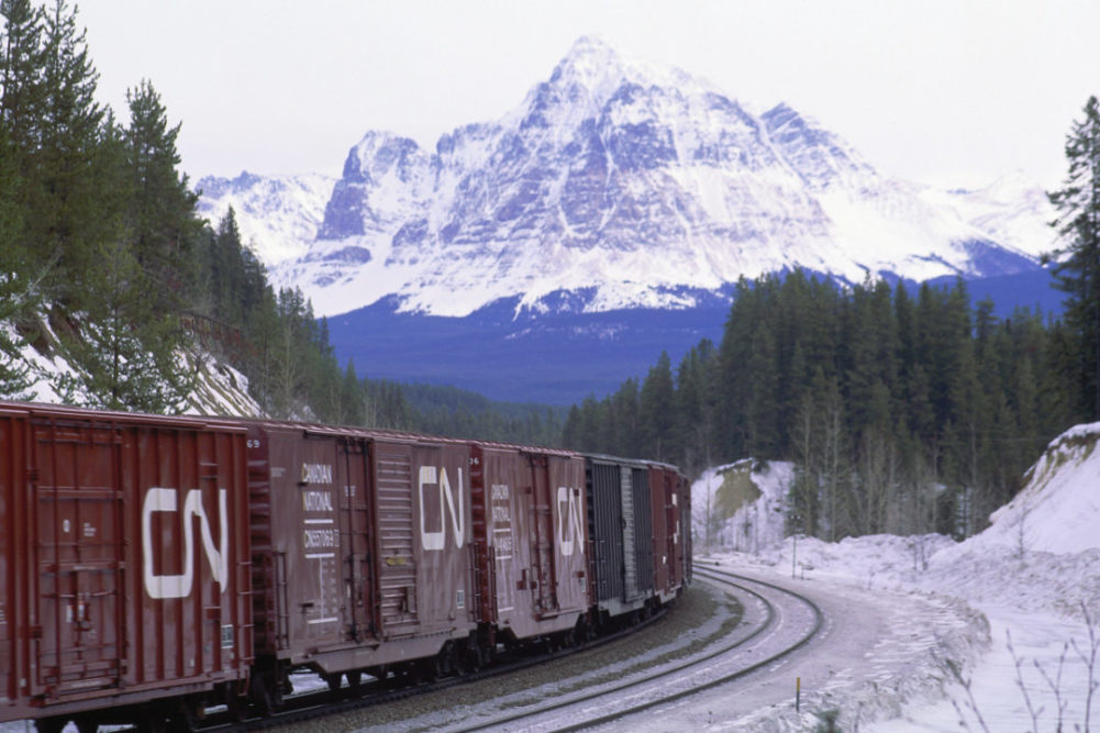 Canadian National Railway cars