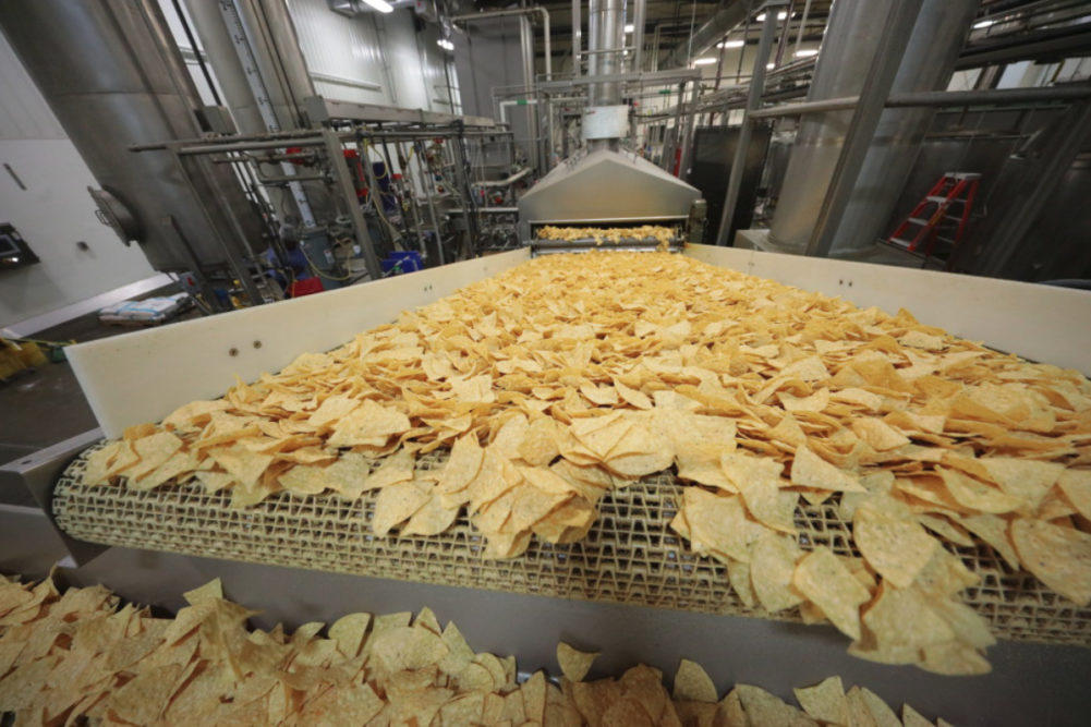 Festida Foods tortilla chip manufacturing line