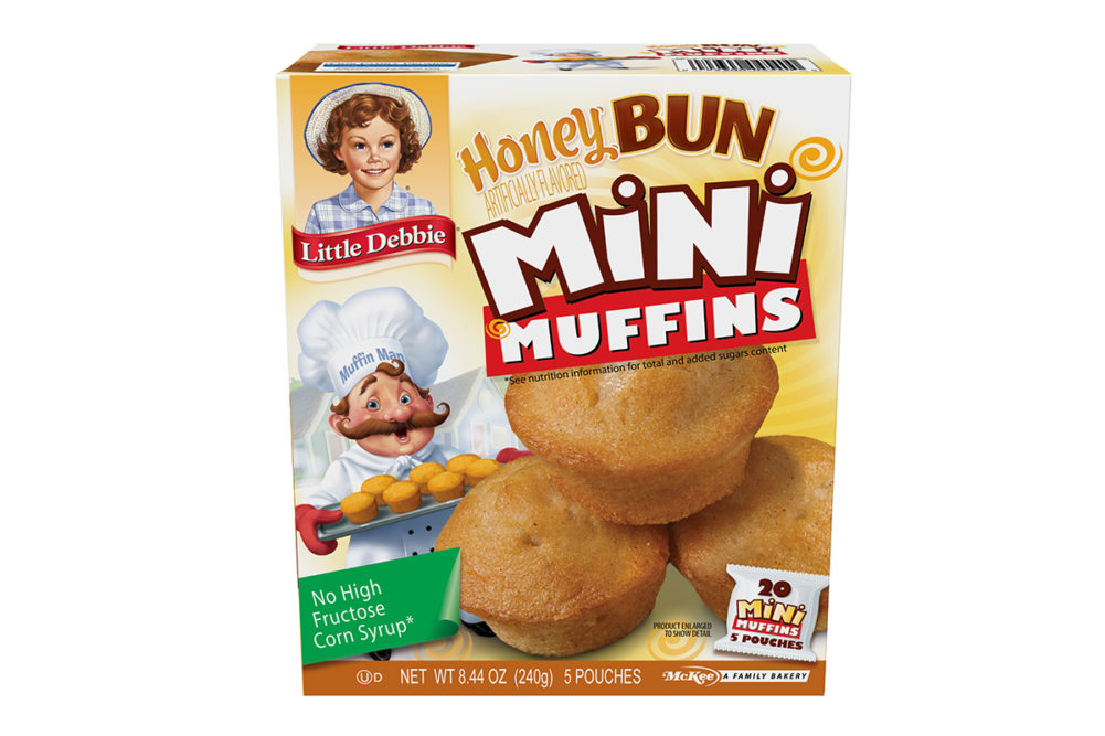 McKee Little Debbie Honey Bun mini muffin