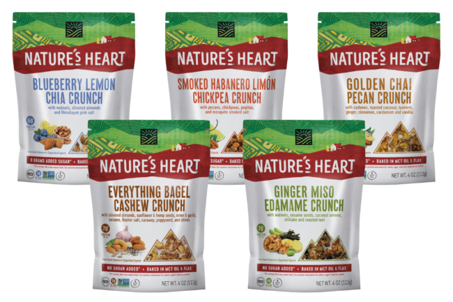 Nut cluster snacks from Nature's Heart