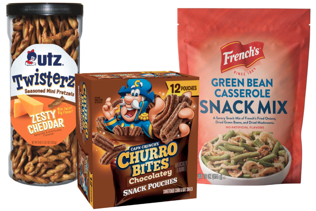 New snacks from from Quaker, Utz, McCormick