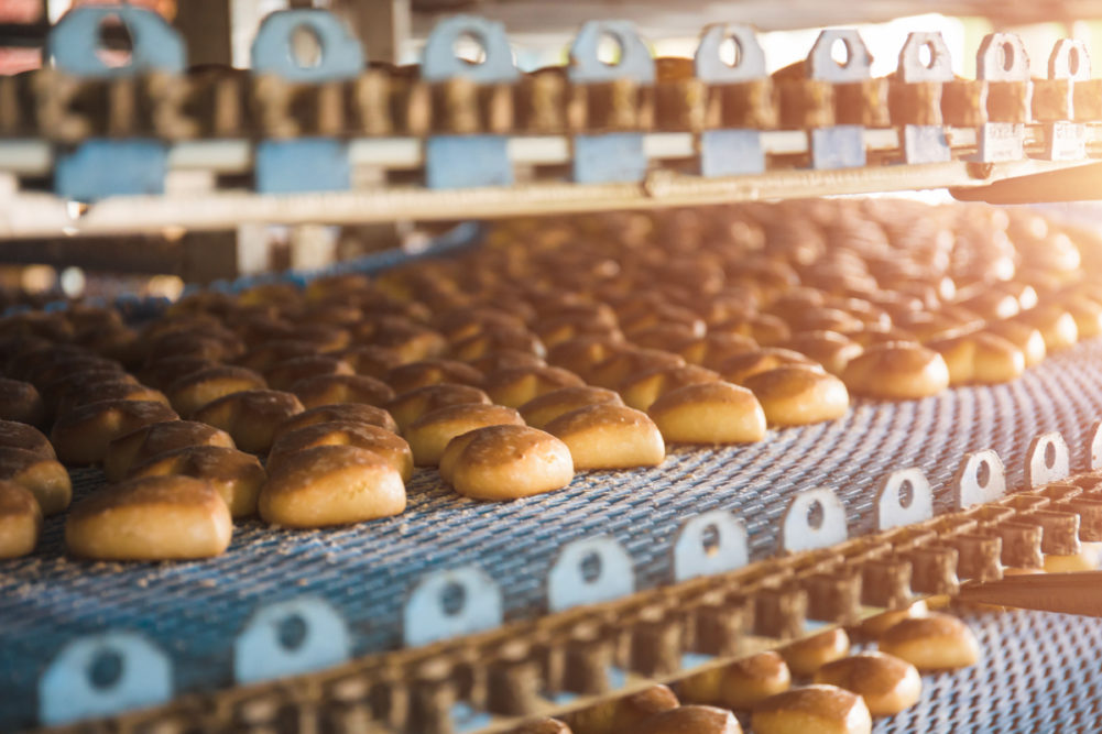 Automated bakery equipment.