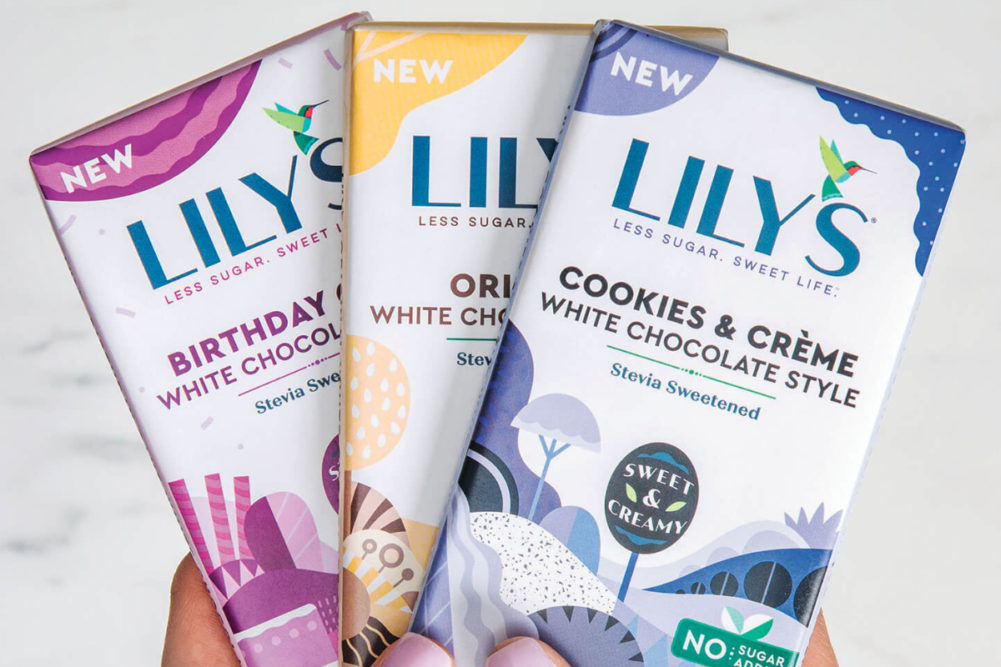 Lily's white chocolate bars