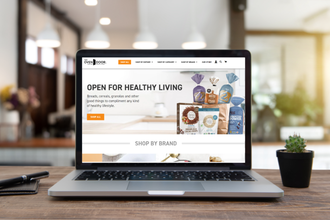 OverDoor's online shopping platform on computer screen
