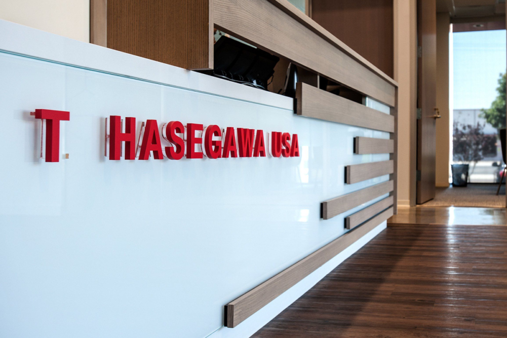 T. Hasegawa USA facility sign
