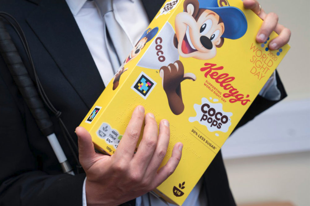 Kellogg's UK Coco Pops cereal for the blind