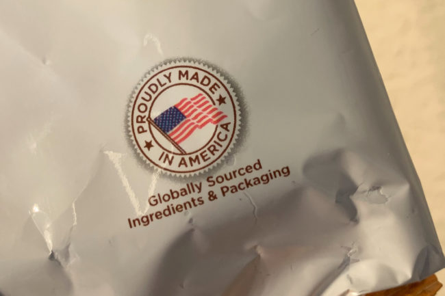 Made in America label