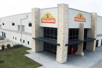 Exterior of Mission Foods facility