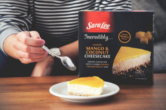 Sara Lee Australia mango coconut cheesecake