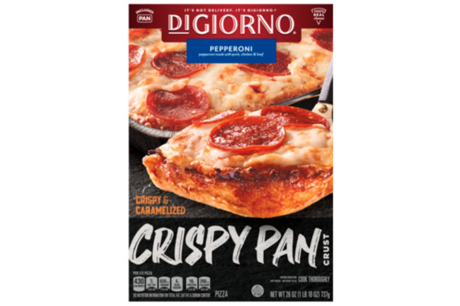 Recalled DiGiorno Crispy Pan Crust pepperoni pizza