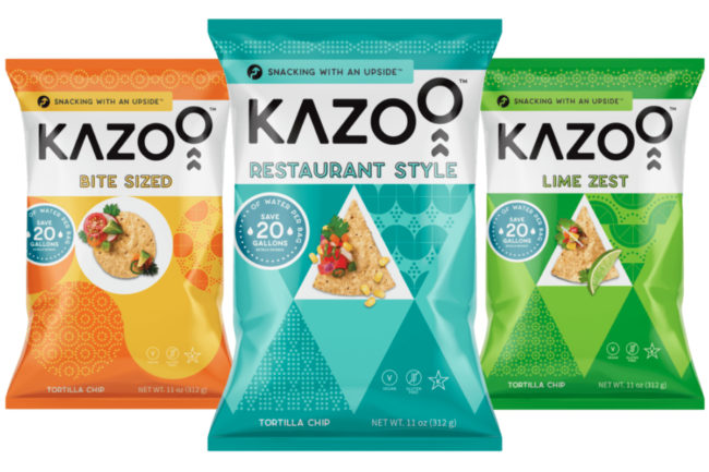 Kazoo Snacks upcycled tortilla chips