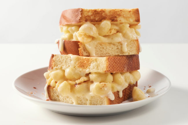 Panera Grilled Mac & Cheese sandwich