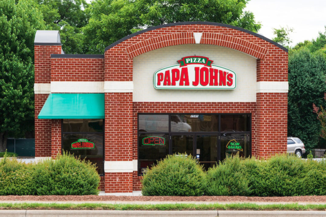 Papa John’s Pizza restaurant
