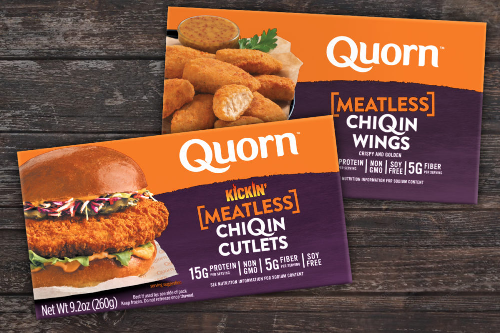 Quorn meatless ChiQin wings and meatless ChiQin cutlets