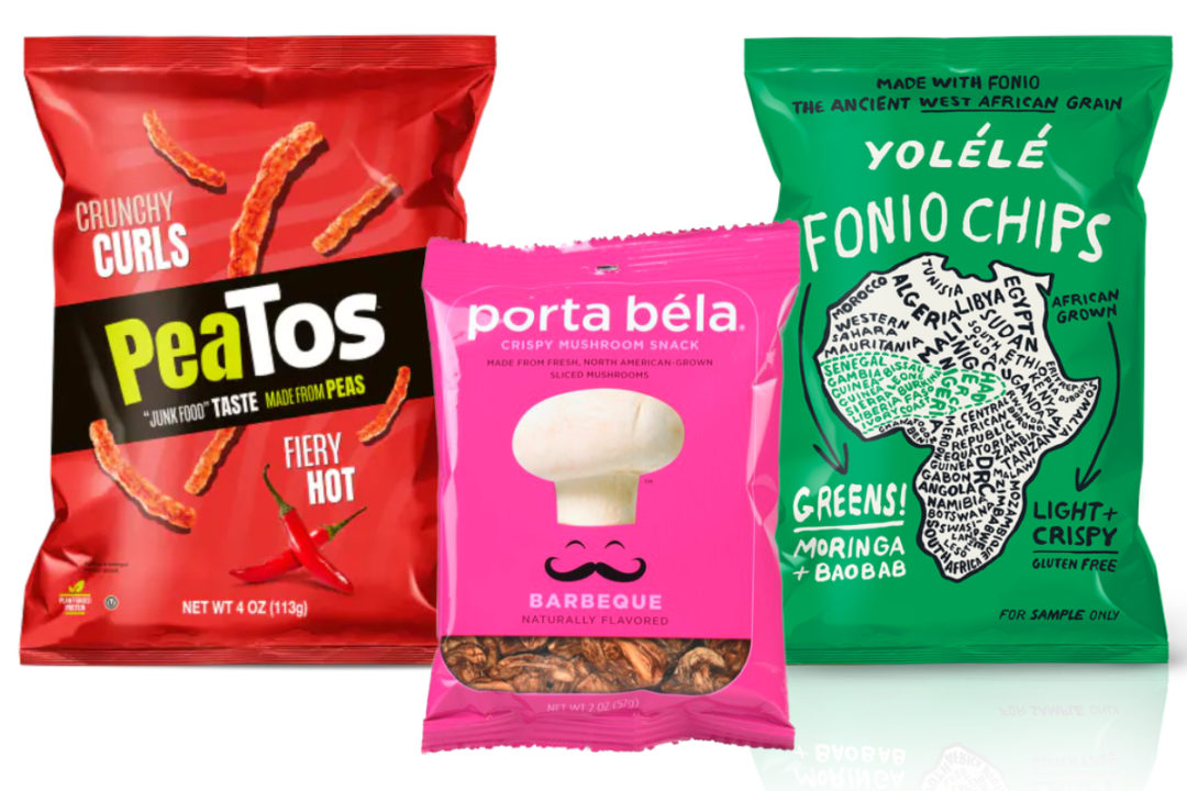Snacks from Yolele, Peatos and Porta Bela