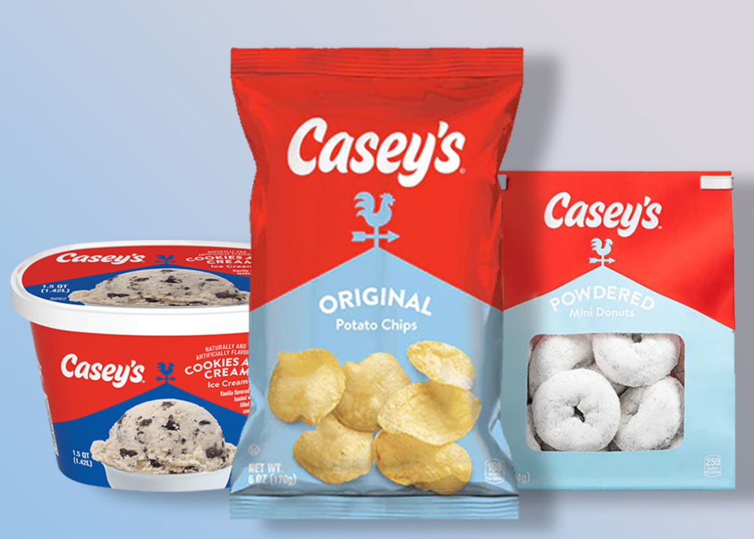 Casey's private label snacks