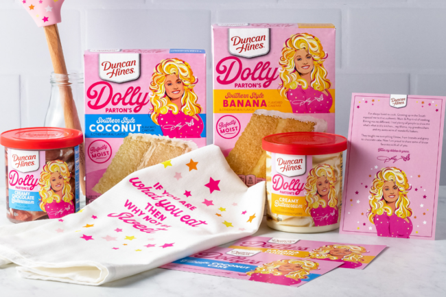 Dolly Parton cake mixes