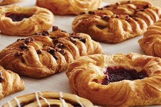 Assorted danishes