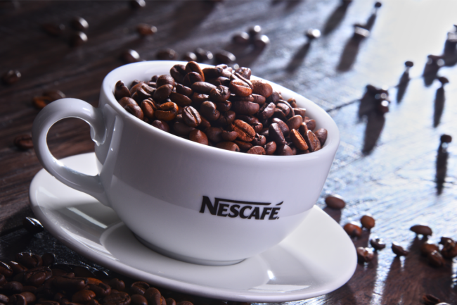 Nestle coffee beans