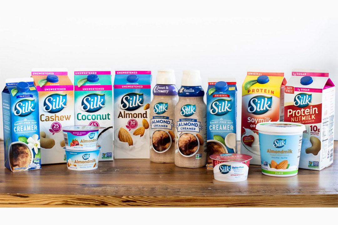 Silk brand plant-based dairy alternative foods
