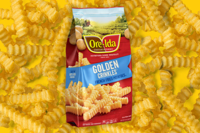 Ore-Ida brand crinkle cut fries