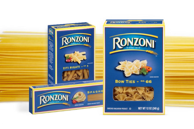 Ronzoni pasta products