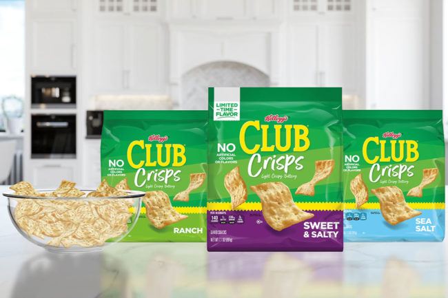 Club Crisps sweet and salty crackers