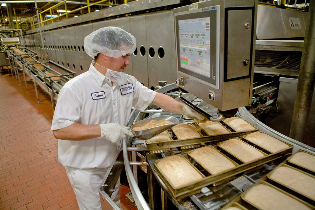 Baking manufacturer employee