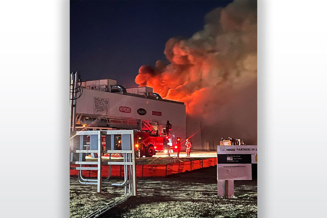 Fire at the Jonesboro, Ark., Nestle plant
