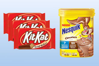 Kitkat and nesquik lead