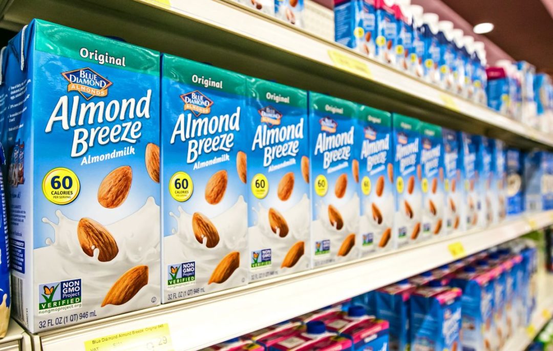 Plant-based almond "milk"