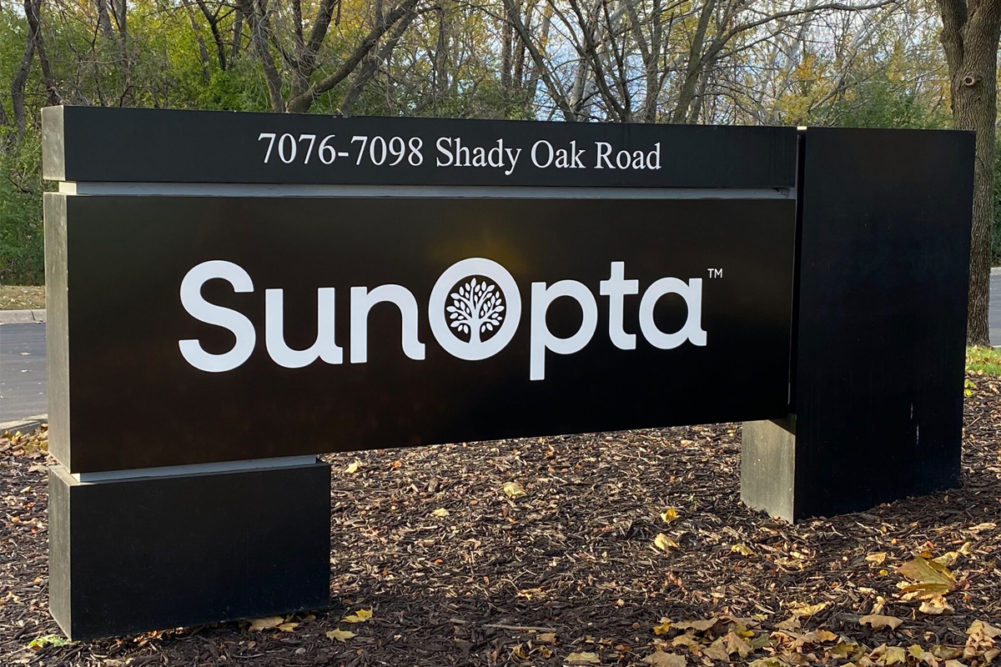 SunOpta headquarters sign