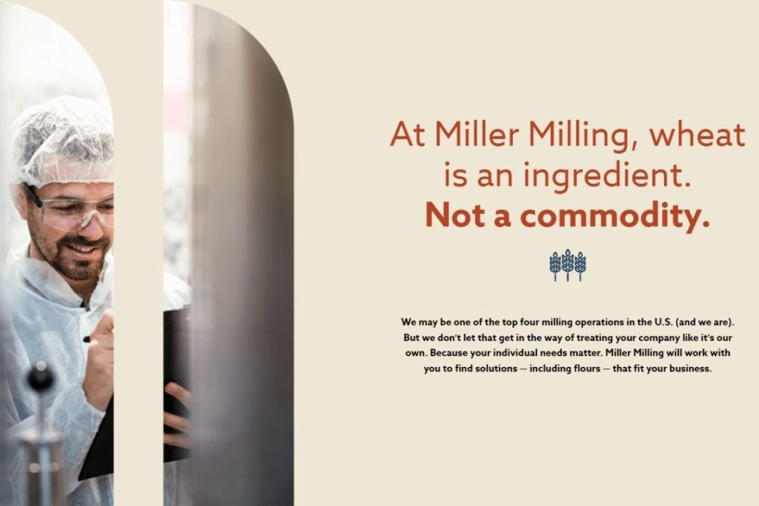 New Miller Milling website design and logo