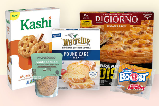 New breakfast and baking mix products