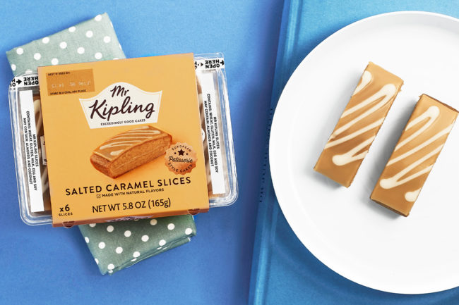 Mr Kipling salted caramel cakes