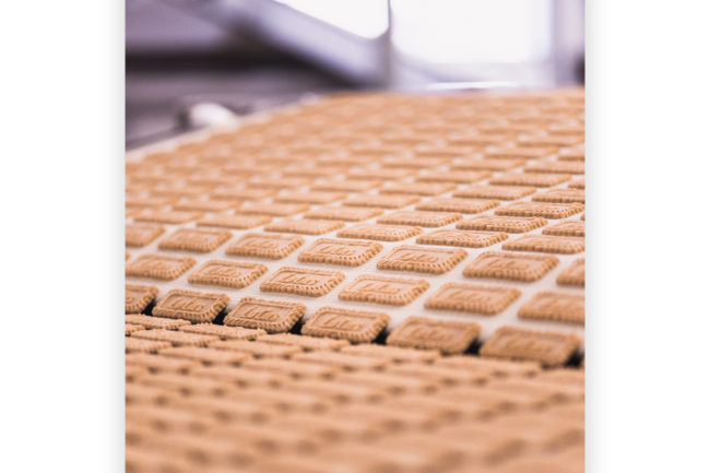 Lotus cookie production