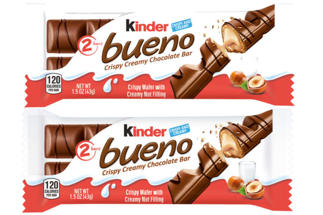 Ferrero Kinder Bueno Wafer Cookies, 1.5 Ounce (43 g) (Pack of 30)
