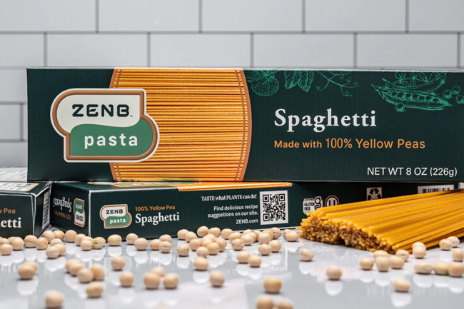 ZENB yellow pea spaghetti