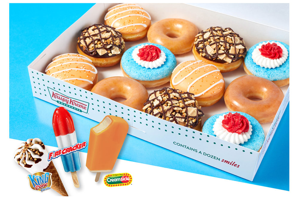 Krispy Kreme ice cream truck treat donuts