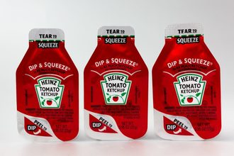Heinz tomato ketchup packets