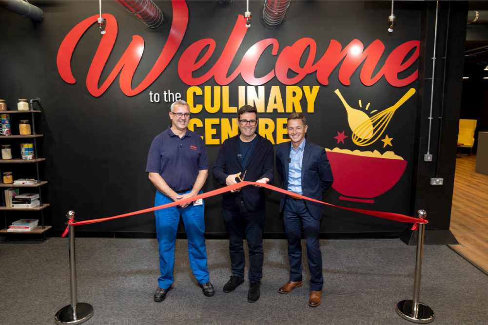 Kellogg UK Culinary and Sensory Centre ribbon cutting